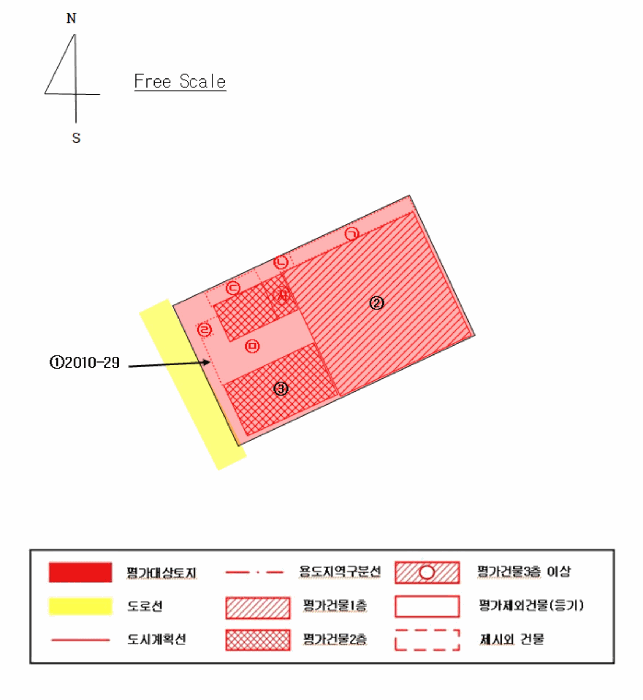 지적 및 건물개황도