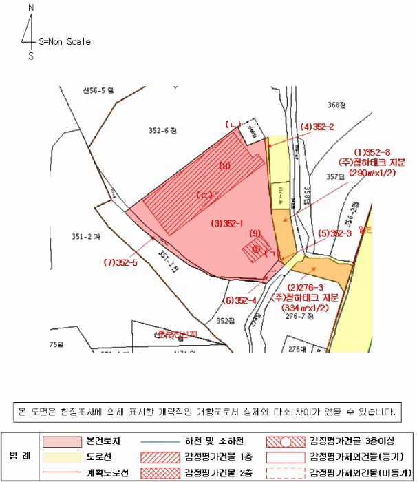 지 적 및 건 물 개 황 도