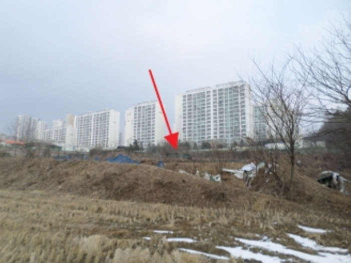 이 사건 토지 일대 (남측에서 촬영)