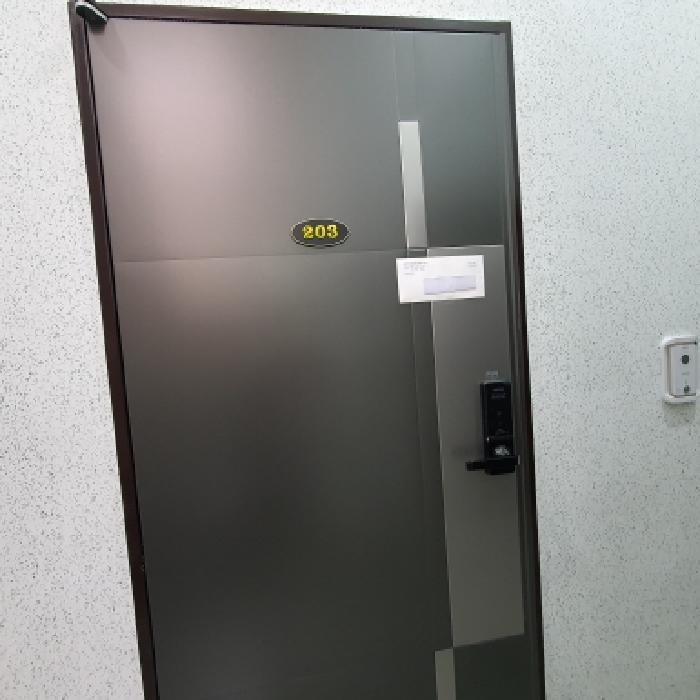 203호 세대현관문 전경 