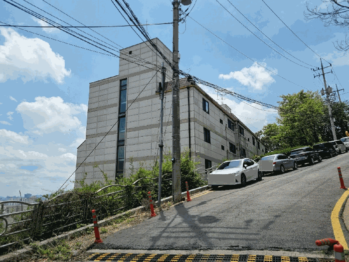 연우아파트 및 주위전경(북측에서 촬영)