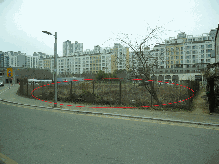 대상물건 전경 (남동측에서 촬영)