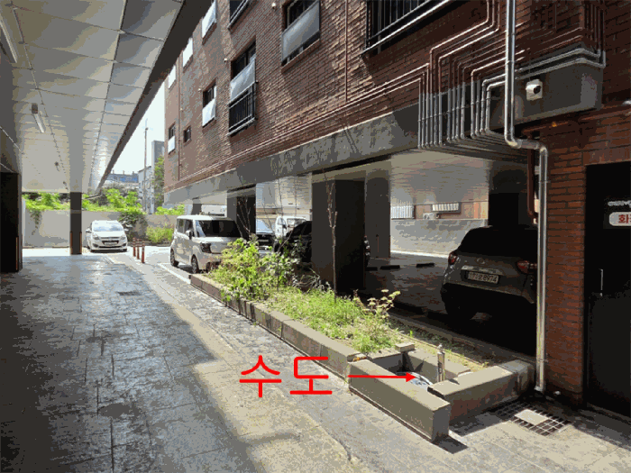 외부수도, 정원수