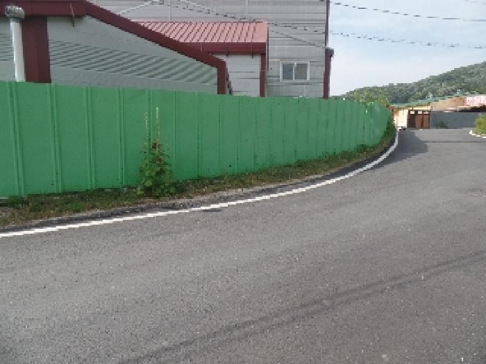 기호 1. 북측 도로