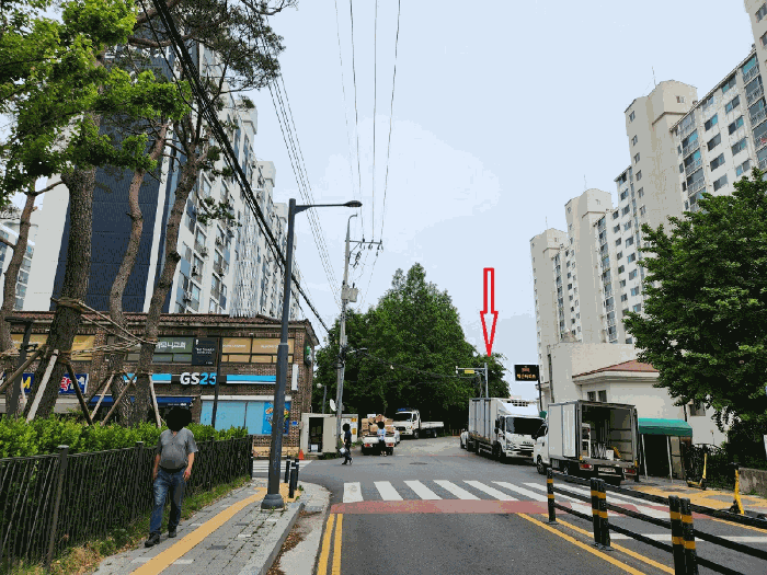 【기호(3,6,9) 인근 및 주변도로-서측에서촬영】