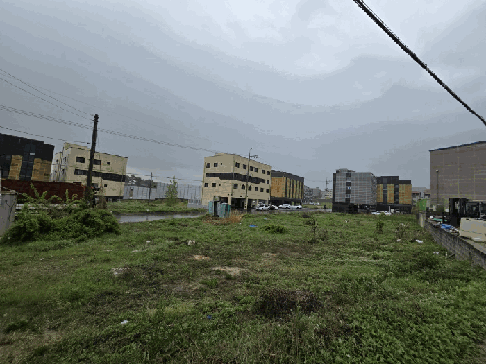 [본건전경(북서측에서 촬영)]