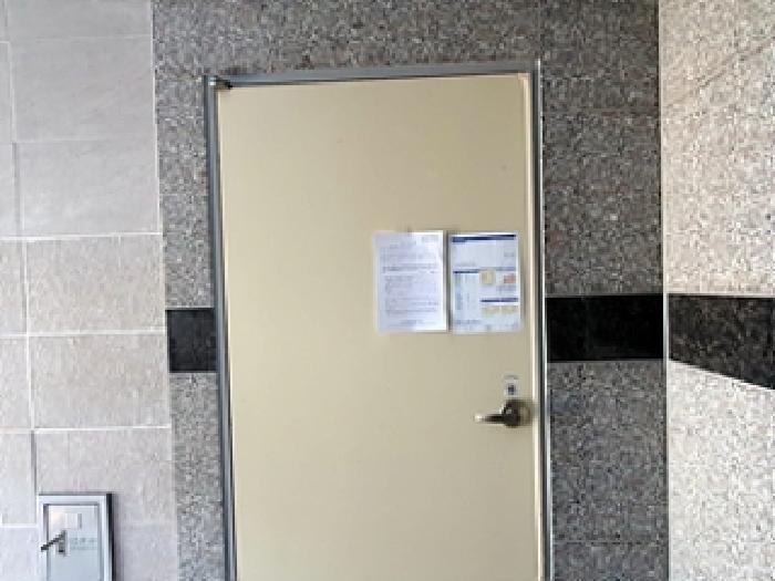 기호3, 출입문에 안내문 게시(2025.01/31)