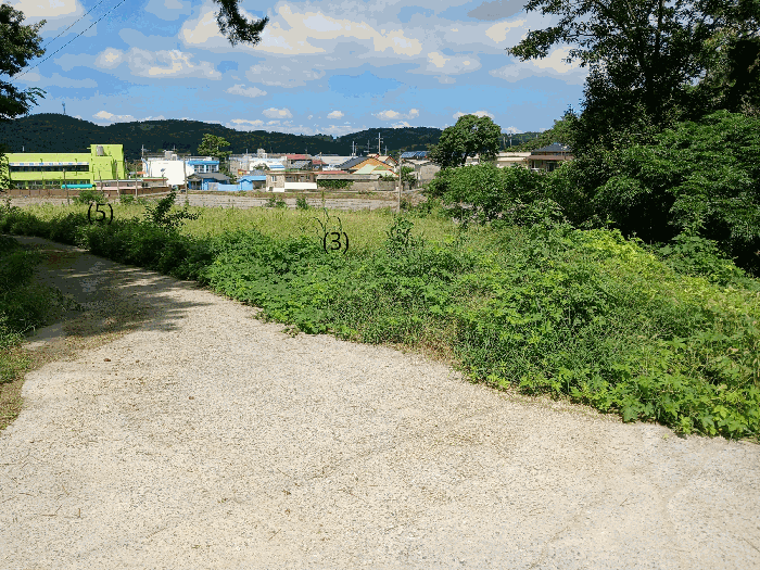 토지(5), 토지(3)북동측 부분