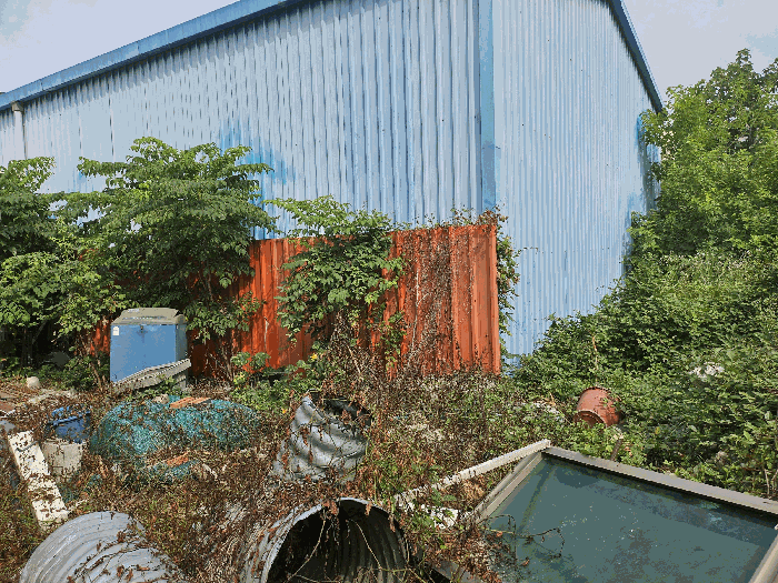 본건 남서측 인접경계 주위환경