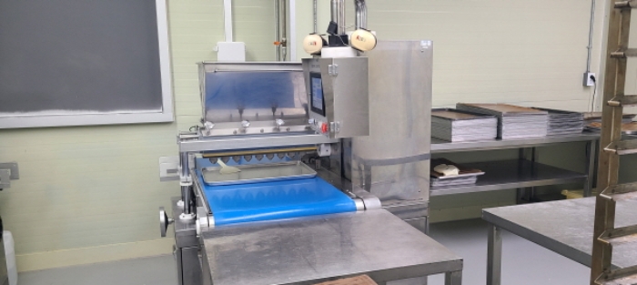 공장내 소재하는 공장저당 기계 전경