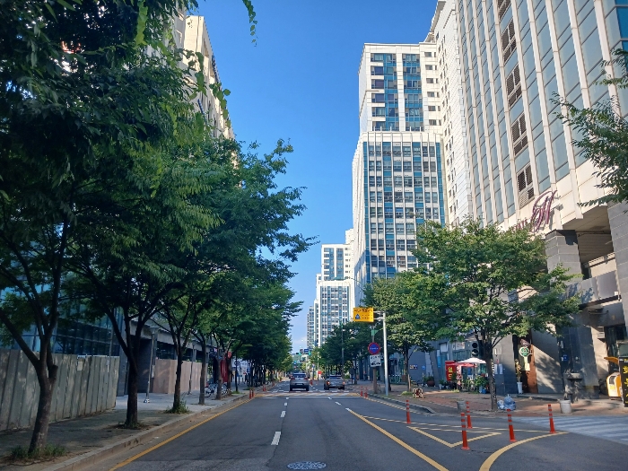 본건 남서측에서 촬영한 주위환경