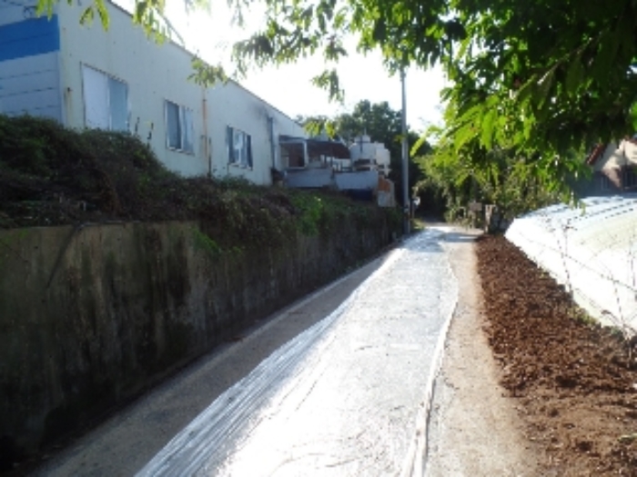 기호 7. 도로 및 구거, 경사지