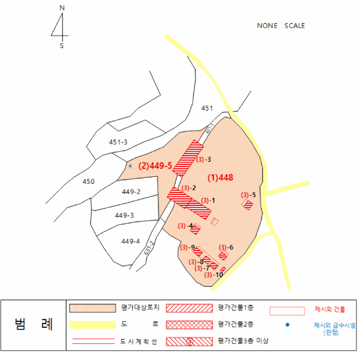 지적 및 건물개황도