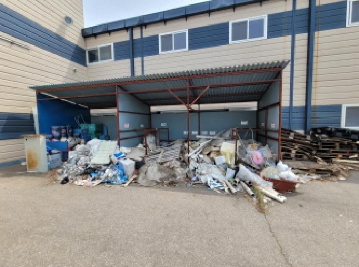 쓰레기 집하장 모습