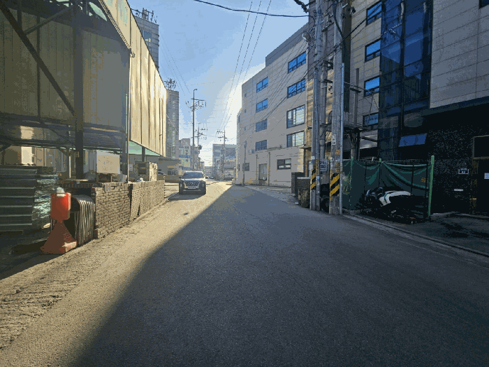 주위환경(북서측에서 촬영)