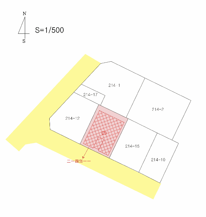 지 적 및 건 물 개 황 도