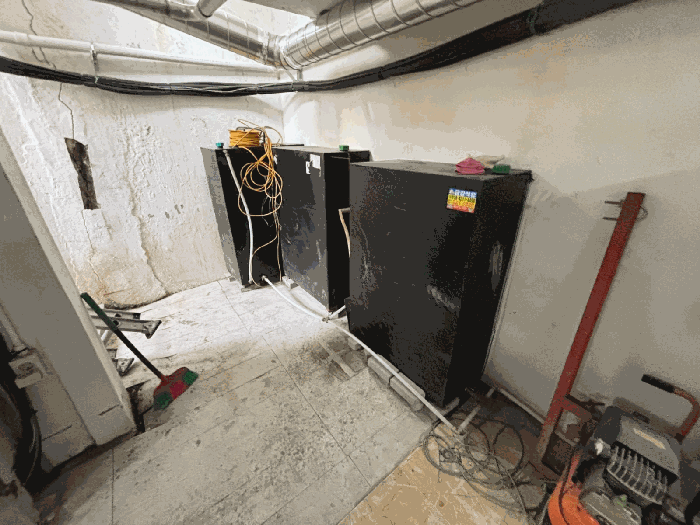 일련번호 가 건물 지하층 내부전경