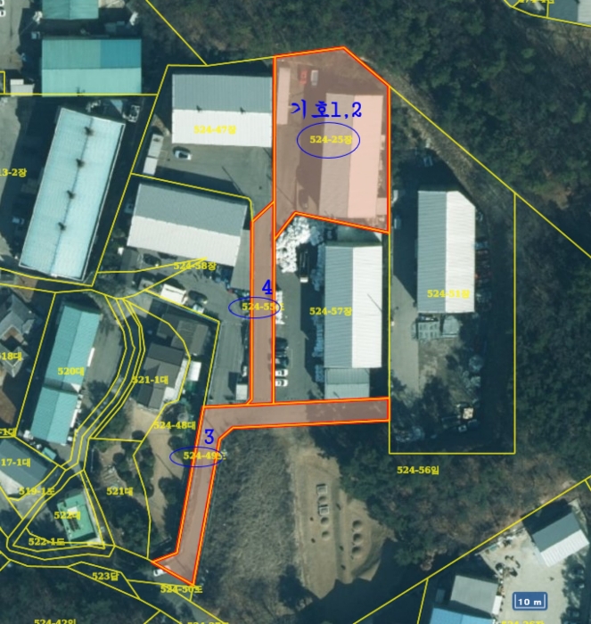 상세위치도(항공도면)