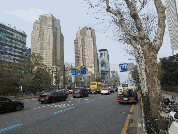 본건 주위전경(단지 남서측에서 촬영)