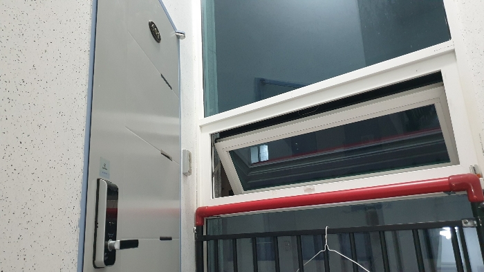 401호위치(입구는 계단실에 소재)