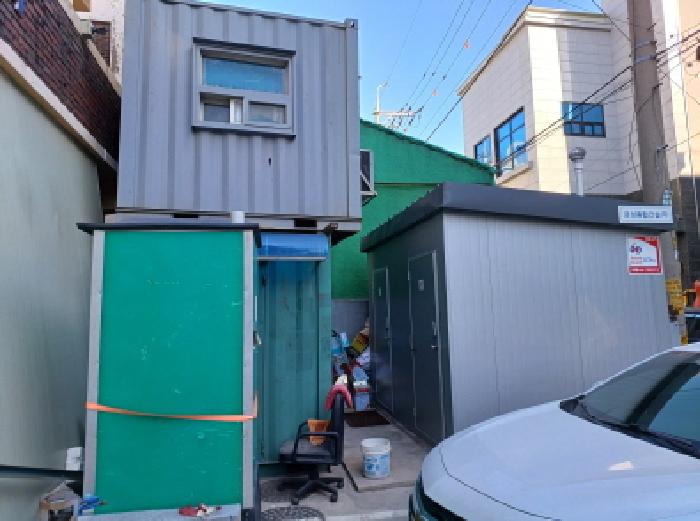 내부 가건물 전경