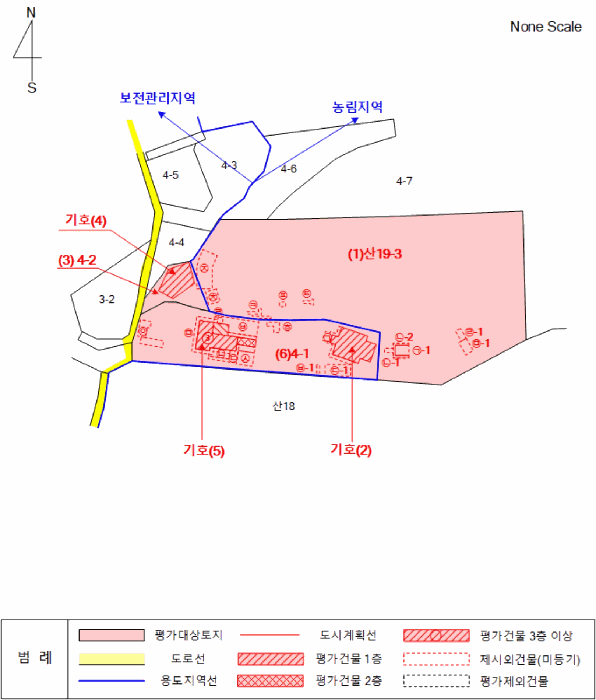 지적 및 건물개