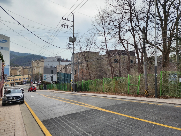 대상물건 주변 전경(북동측에서 촬영)