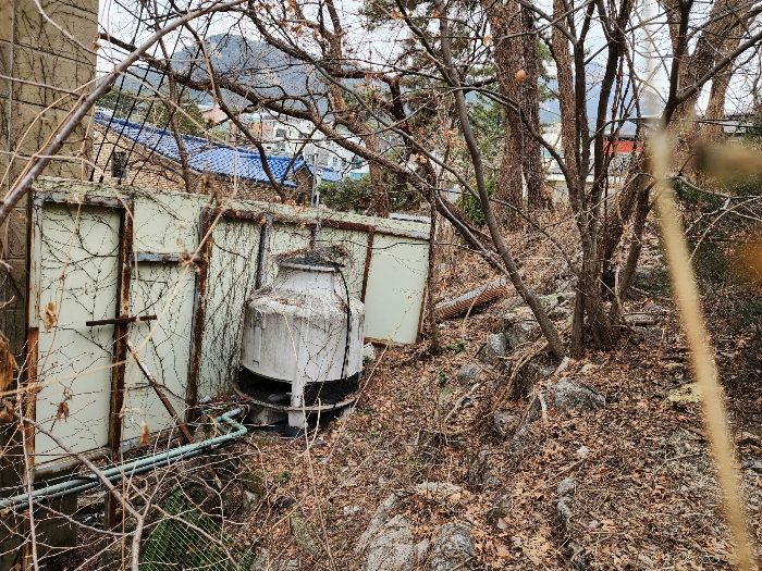 대상토지 북동측 현황 자연림 부분