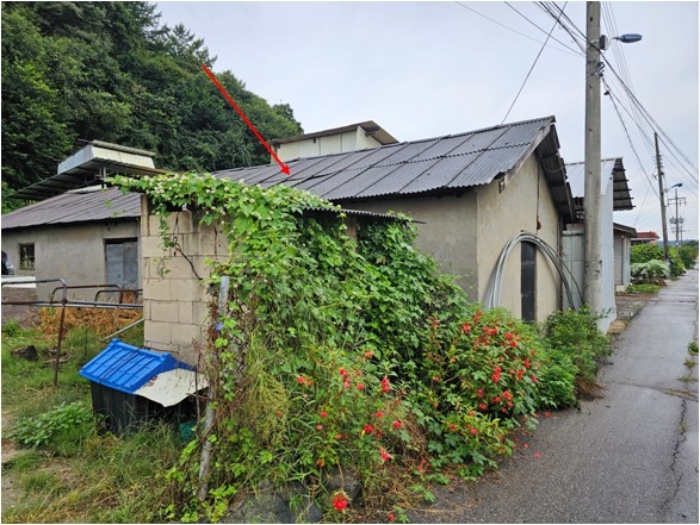 제시외건물(ㄷ) 전경