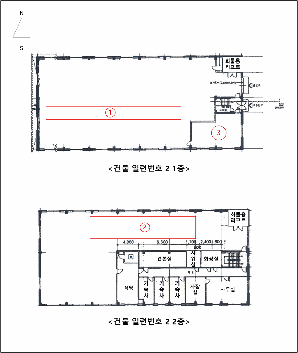 기계기구 배치도