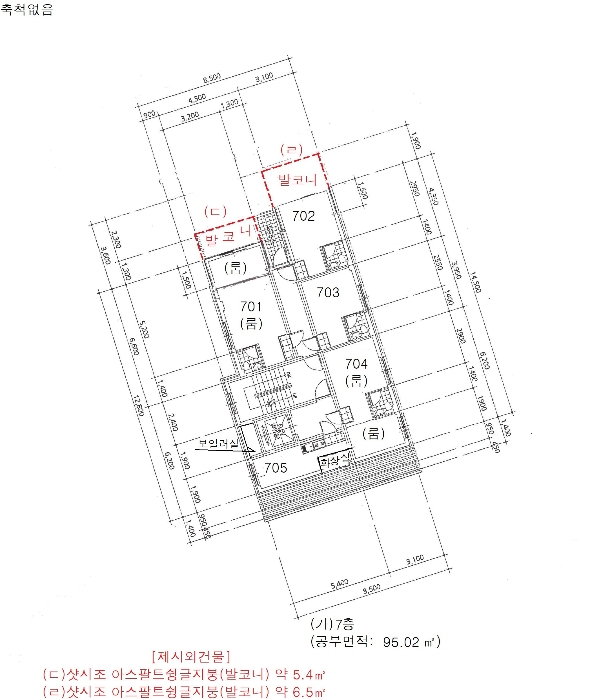 건물개황도 및 내부구조도