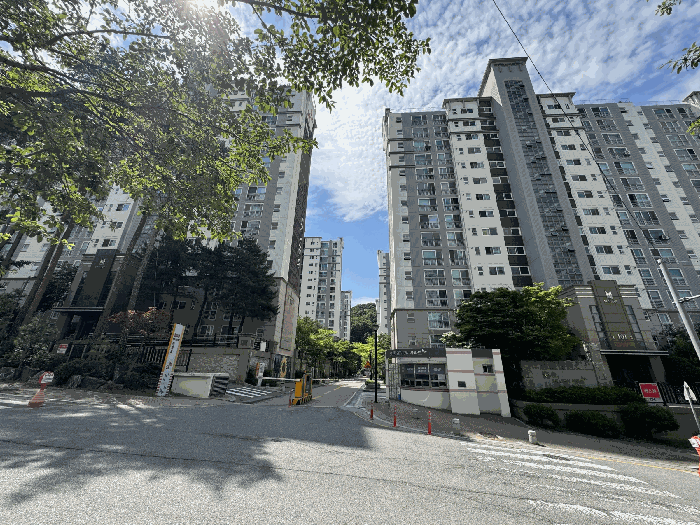 본건 단지(에스케이뷰아파트) 전경