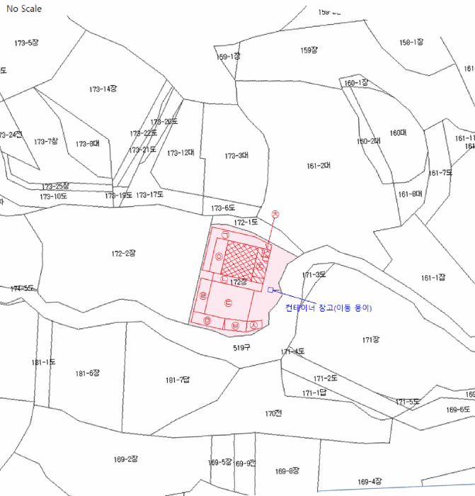 지적 및 건물배