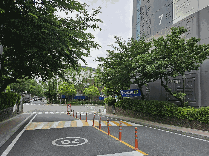 본 단지 후문 주위환경