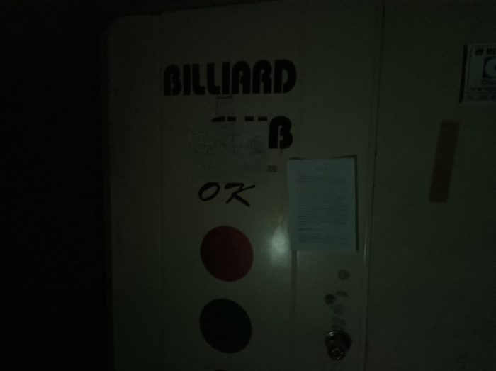 지하 당구장 창고로 사용