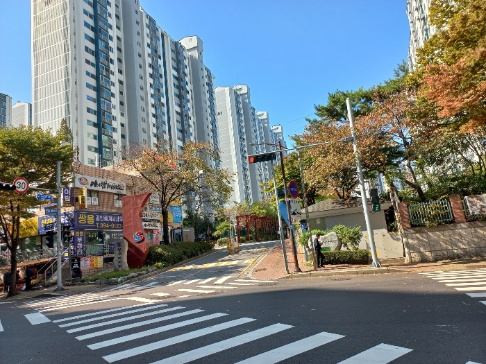 본 단지 진입도로