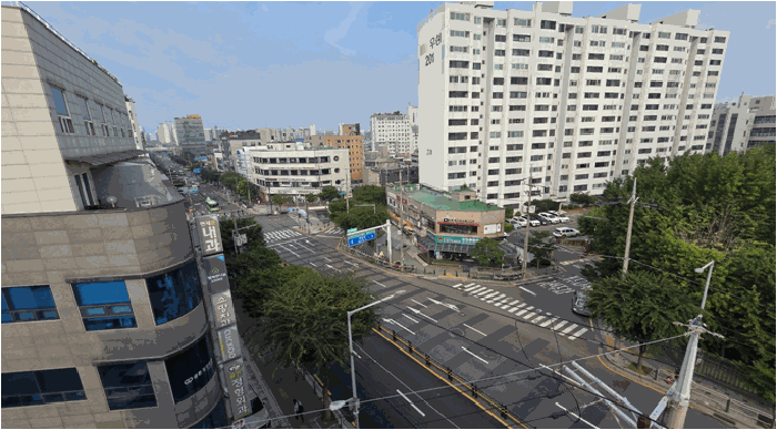 주위환경(옥상에서 북서측 촬영)