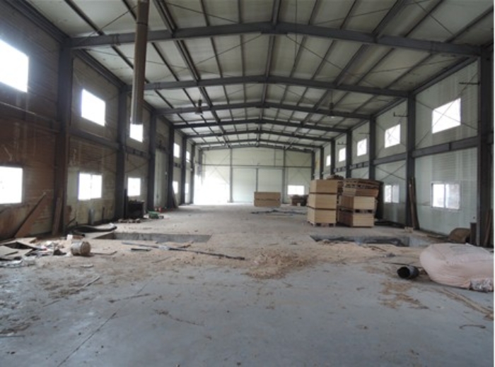 건물 바)기존,증축부분(일반철골구조) 내부