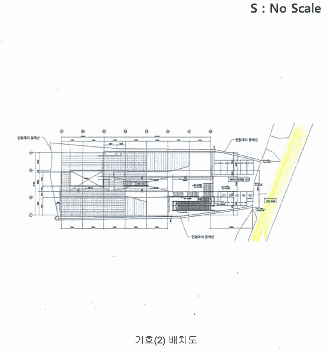 건물개황도(배치도)