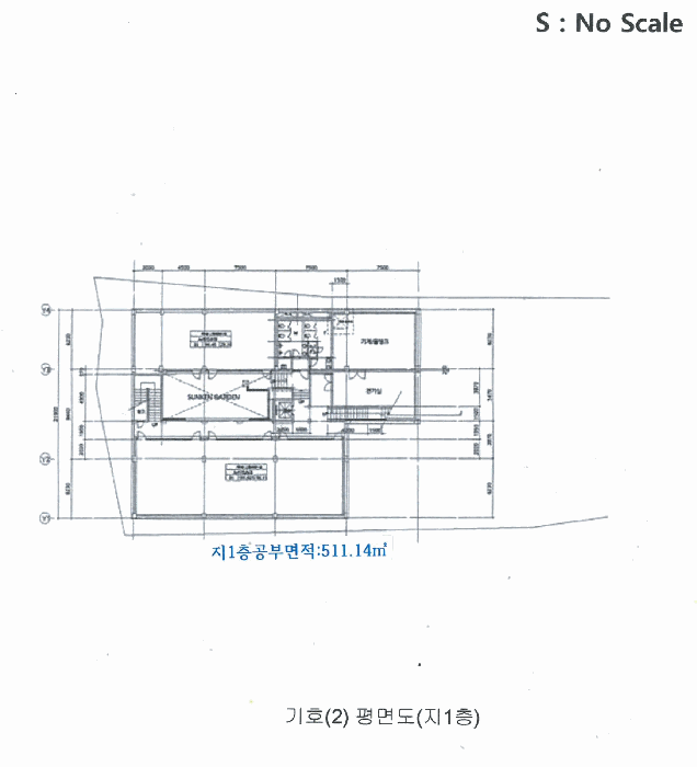 건물개황도(지1층)