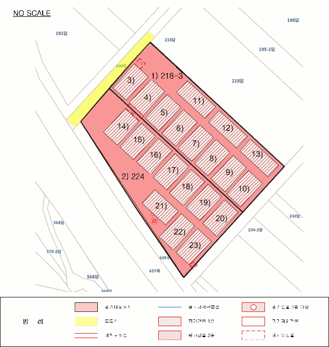 지 적 및 건 물 개 황 도