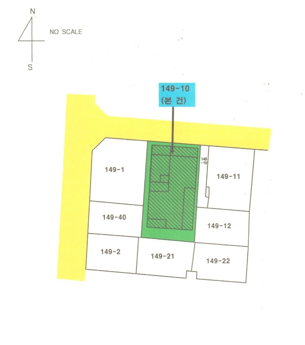 지적 및 건물개황도