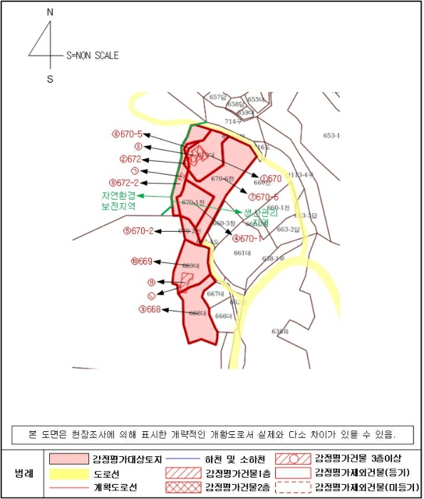지적 및 건물개
