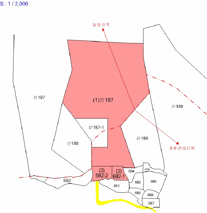 지적도 사진
