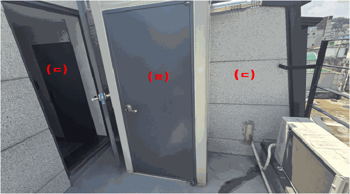 제시외 건물 (ㄷ),(ㄹ)(옥탑 소재)