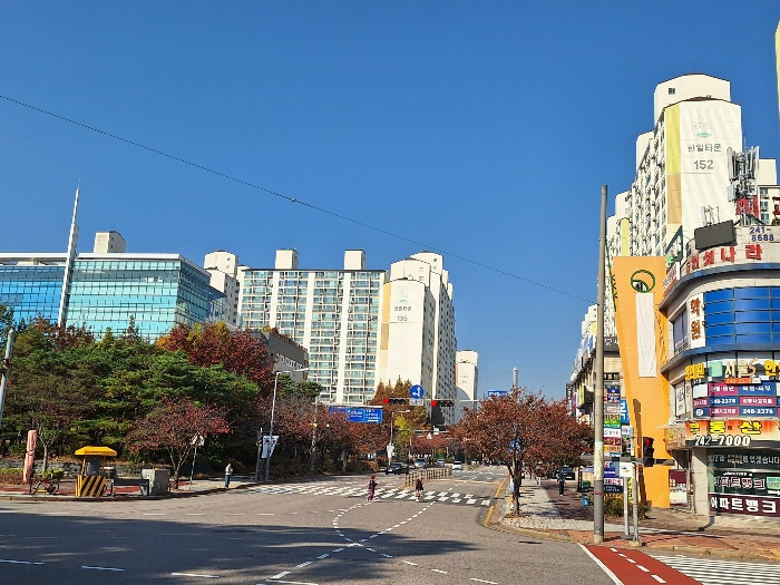 [수원한일타운 단지 입구(남동측)]