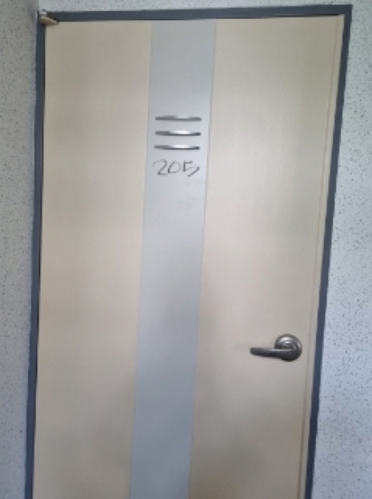 * 본건 목적물 6동 205호 현관문