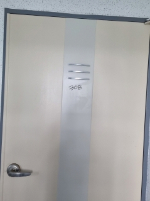 * 본건 목적물 6동 308호 현관문