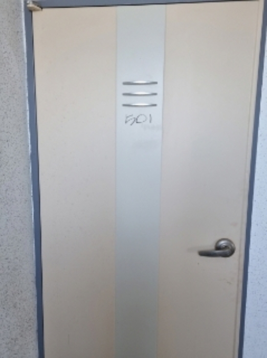 * 본건 목적물 6동 501호 현관문