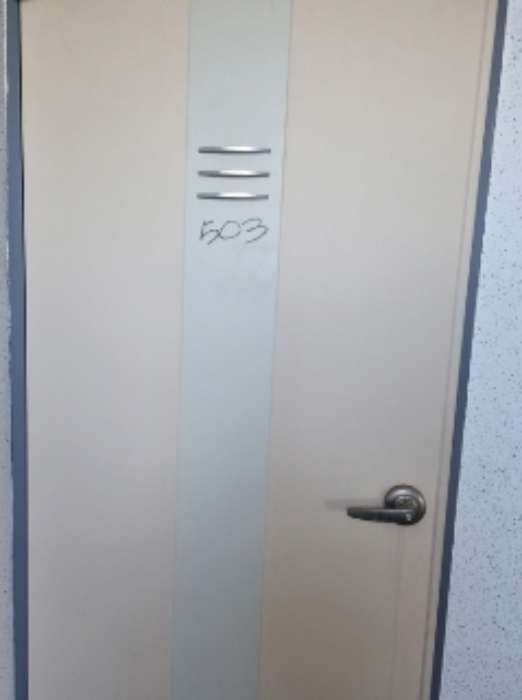 * 본건 목적물 7동 503호 현관문